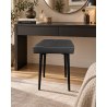 Taboret MAX D23 ciemny szary  - podstawa czarna