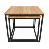 Stolik kawowy DUO Dąb Craft – zestaw 2 stolików kawowych