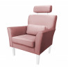 Fotel DENVER MG58 – elegancki z białymi nogami
