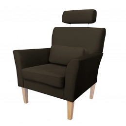 Fotel DENVER nogi buk MG05 - brązowy velvet