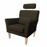 Fotel DENVER nogi buk MG05 - brązowy velvet