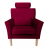 Fotel DENVER nogi buk MG31 - Velvet, regulowany zagłówek