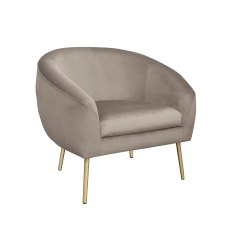 Fotel Sydney ze złotymi nogami – elegancja i komfort w nowoczesnym stylu