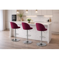 Niskie hokery barowe do wyspy – 55-65 cm