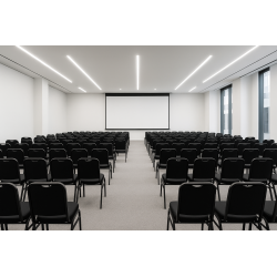 Krzesła konferencyjne sztaplowane – wygodne