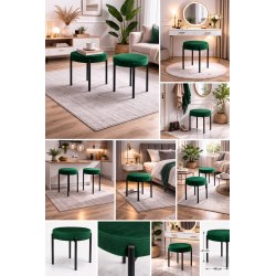 TABORET OKRĄGŁY