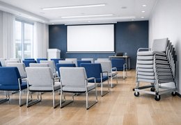Krzesła konferencyjne do biura, poczekalni i sali szkoleniowej — jak dobrać i ile kupić