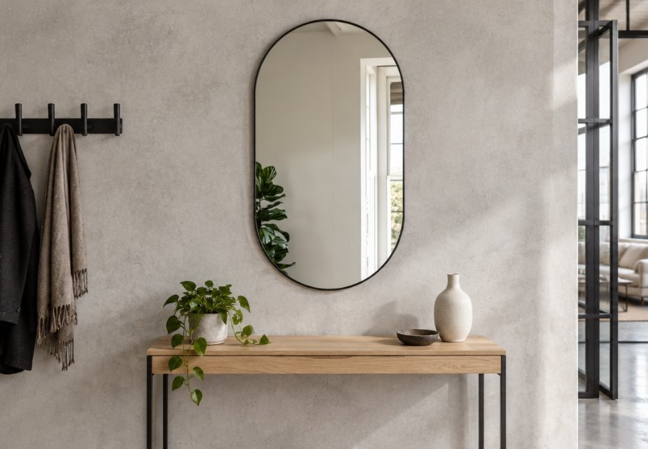 Lustro loft – jak wybrać do salonu, łazienki i przedpokoju