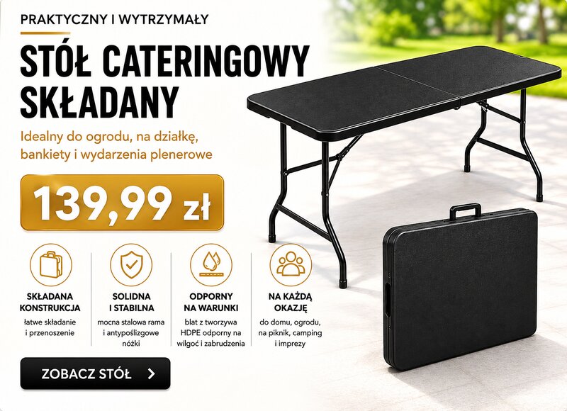 Stol cateringowy 139,99 zl