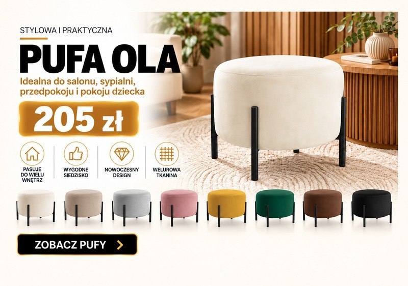 Pufa Ola 205 zł